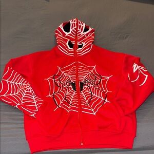Red Spider Web Hoodie